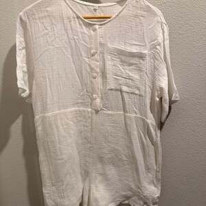 NWT Commense Short Beach/Cover-up Romper White Women's Sz. M